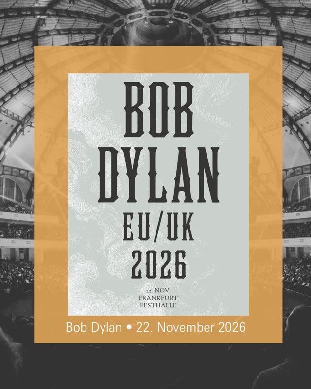 Bob Dylan kommt nach Frankfurt!