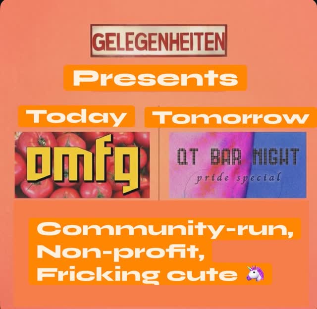 omfg & QT BAR NIGHT pride special