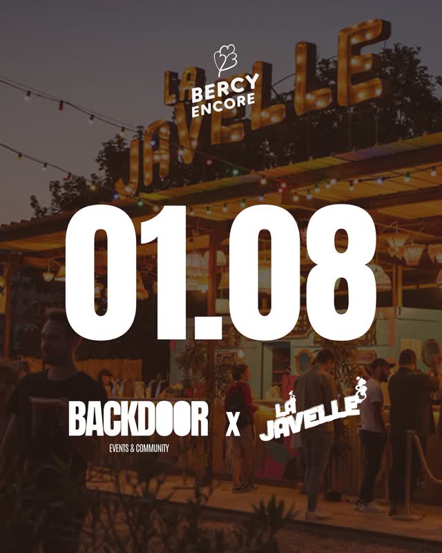 BACKDOOR x LA JAVELLE : LE 1ER AOÛT !