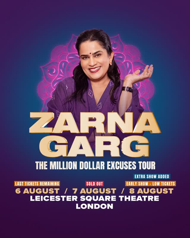Zarna Garg: The Million Dollar Excuses Tour