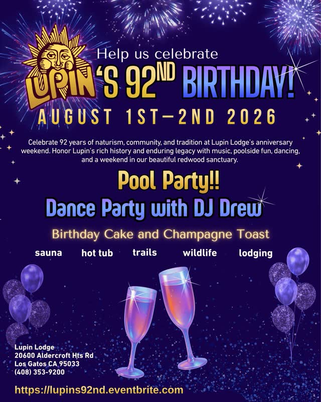 Celebrate 92 Years of Lupin Lodge!