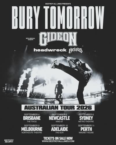 Bury Tomorrow Australia Tour
