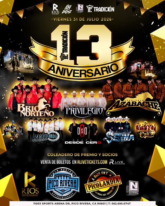 13th Aniversario Tradicion Ent Coleadero Baile