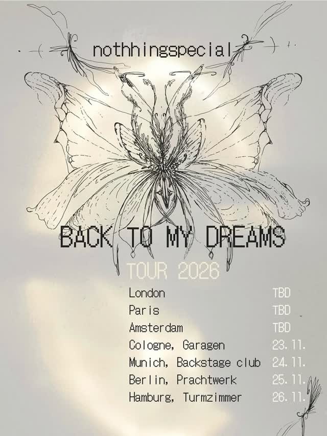 BACK TO MY DREAMS TOUR 2026