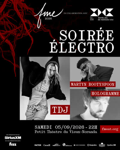 Soirée électro - 30 ans de la Société des arts technologiques
