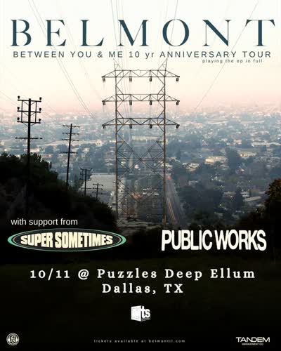 Belmont 10 year anniversary of their EP "Between You & Me"
