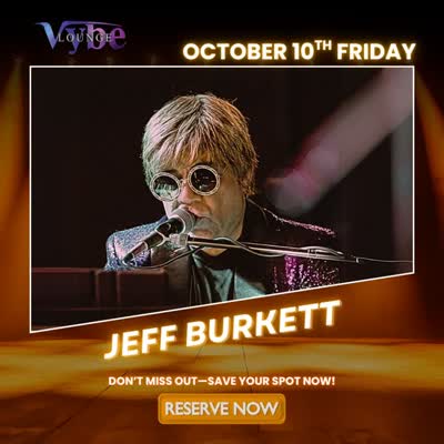 Friday, Oct 10 – Jeff Burkett