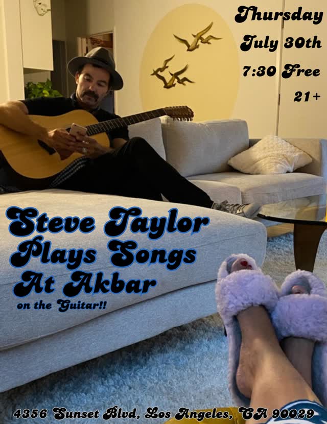 Steve Taylor Performing LIVE!