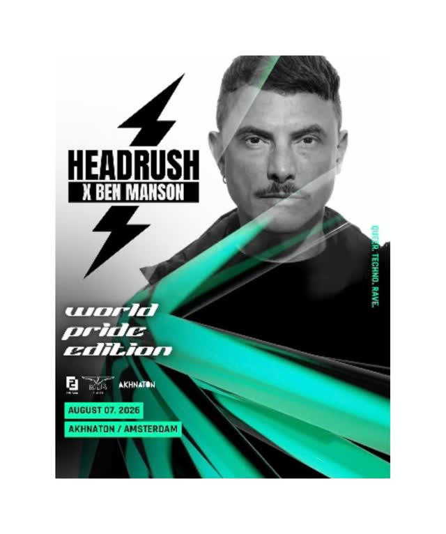 HEADRUSH X BEN MANSON world pride edition