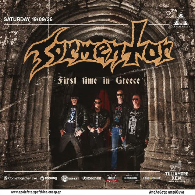 Tormentor (HU) live at Black Temple - first time in Greece