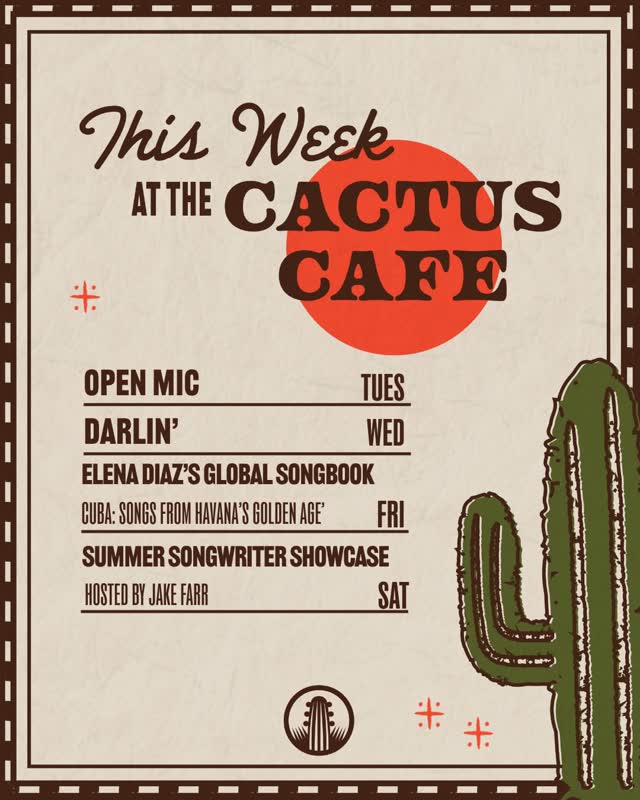 Live Music at the Cactus Cafe