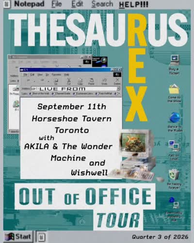 Thesaurus Rex take over the Horseshoe