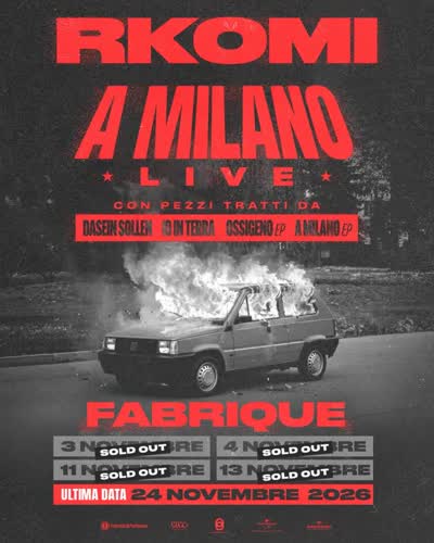 RKOMI A MILANO LIVE