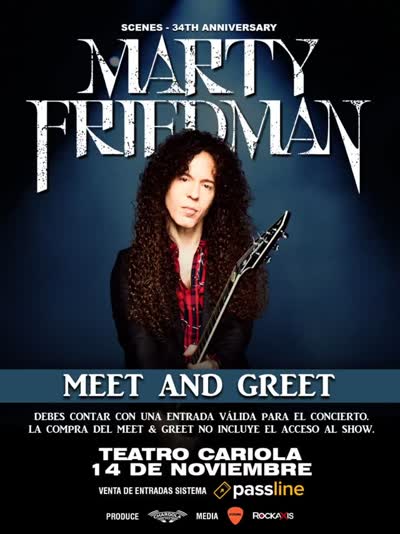 MARTY FRIEDMAN MEET AND GREET