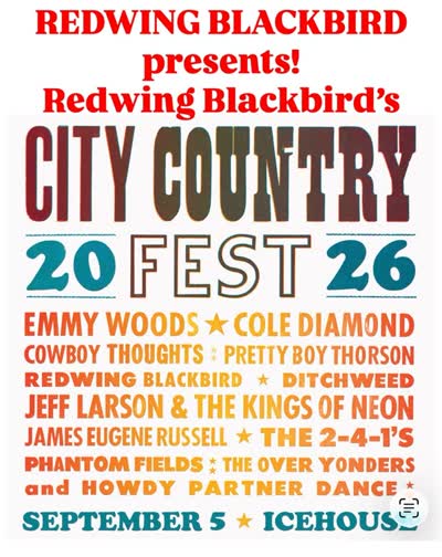 Redwing Blackbird's CITY COUNTRY 2026 FEST