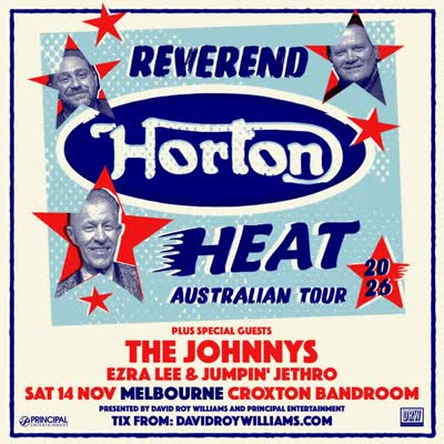 REVEREND Horton HEAT AUSTRALIAN TOUR 2026