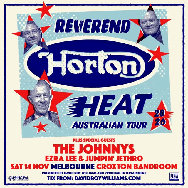 REVEREND Horton HEAT AUSTRALIAN TOUR 2026