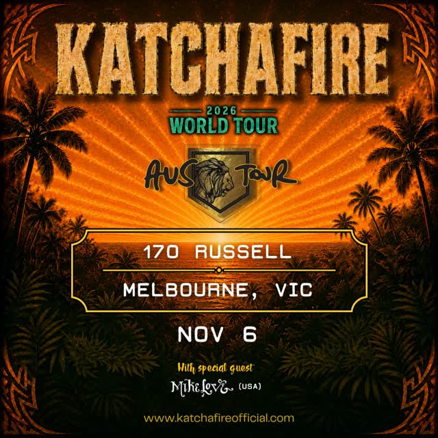 Katchafire 2026 Australian Tour
