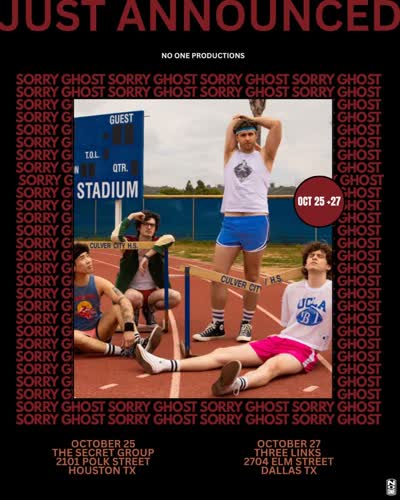 Sorry Ghost is coming to Texas!