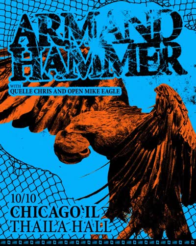 Armand Hammer (Billy Woods and Elucid) with Quelle Chris and Open Mike Eagle