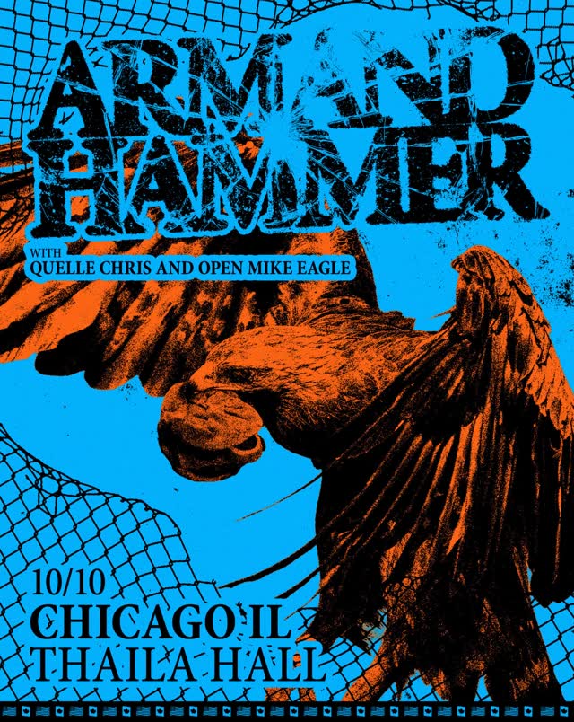 Armand Hammer (Billy Woods and Elucid) with Quelle Chris and Open Mike Eagle