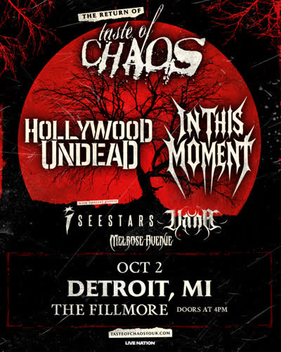 Hollywood Undead and In This Moment with I See Stars, Vana and Melrose Avenue