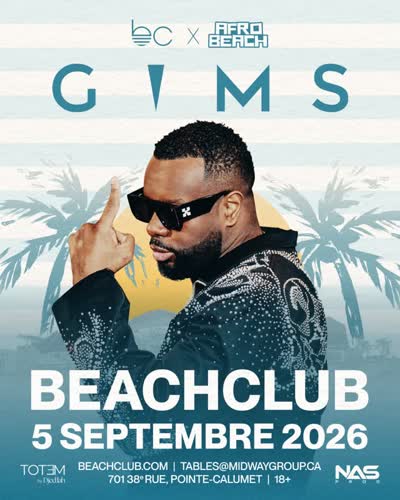 GIMS pour la première fois au Beachclub