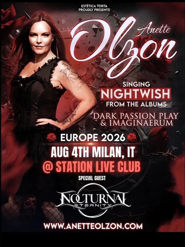 Il concerto di Anette Olzon