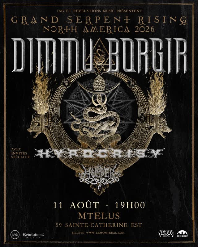 Dimmu Borgir, Hypocrisy and Hulder at MTelus
