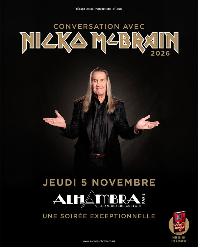 Une soirée exceptionnelle en compagnie de Nicko McBrain