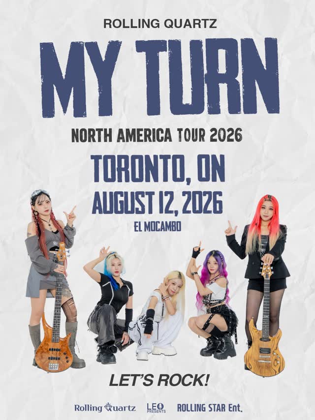 ROLLING QUARTZ MY TURN North America Tour 2026