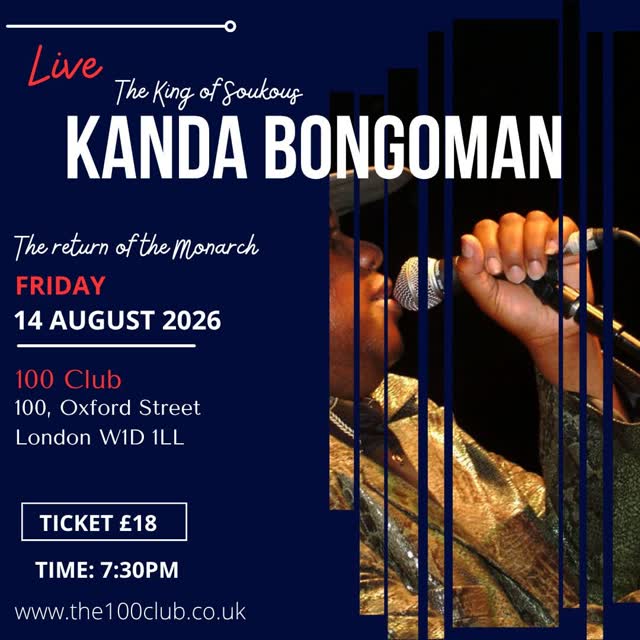 Kanda Bongo Man Live at 100 Club