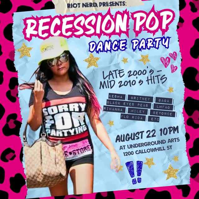 RECESSION POP DANCE PARTY