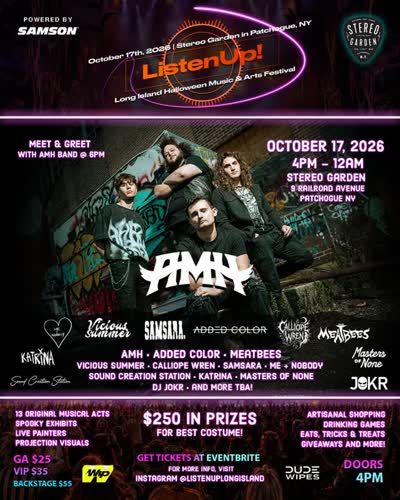 ListenUp! Halloween Music Festival