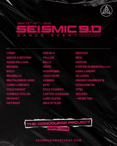 SEISMIC 9.0 DANCE EVENT