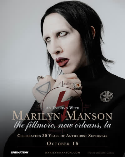 Marilyn Manson at The Fillmore NOLA