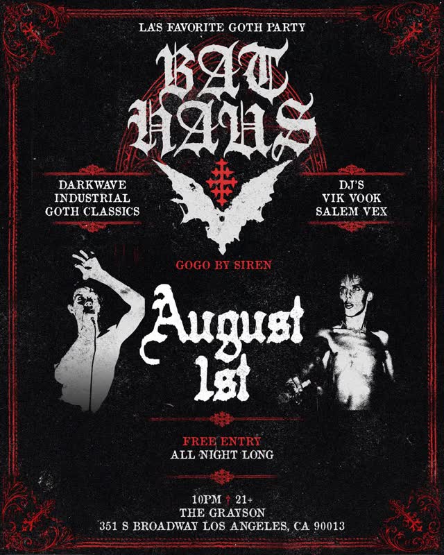 FREE GOTH NIGHT