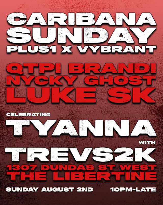 CARIBANA SUNDAY: PLUS1 & VYBRANT TAKEOVER