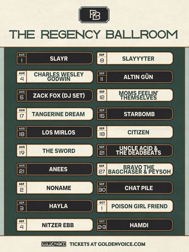 THE REGENCY BALLROOM