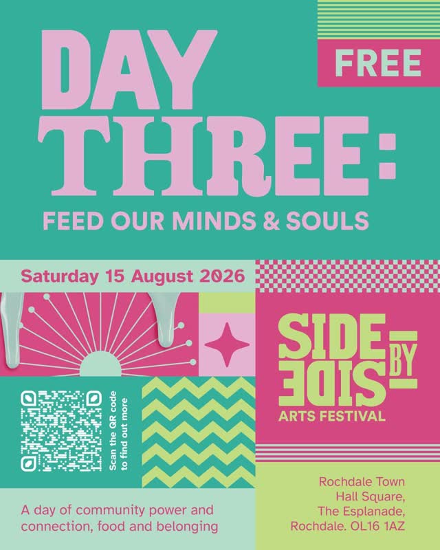 SIDE BY SIDE ARTS FESTIVAL - DAY THREE: FEED OUR MINDS & SOULS