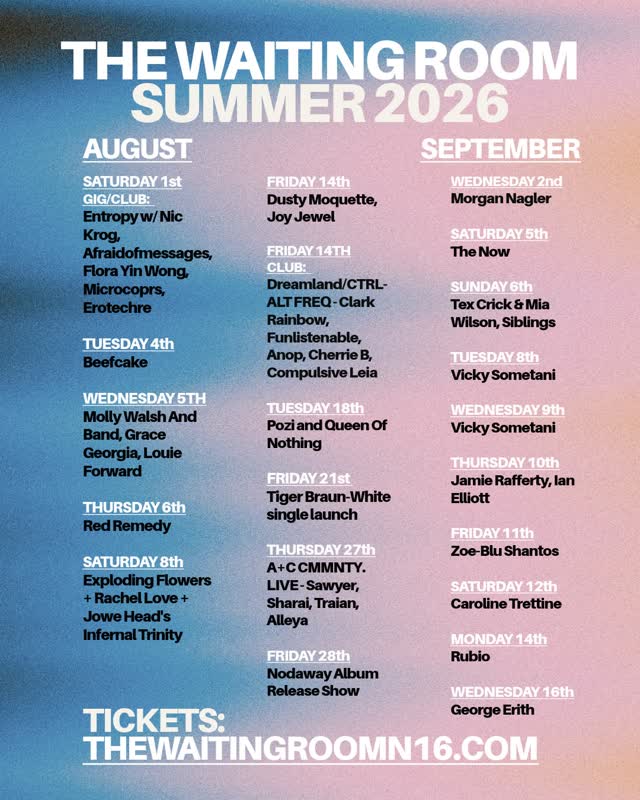 THE WAITING ROOM SUMMER 2026