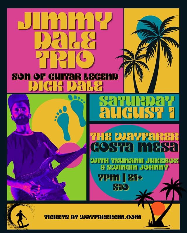 Jimmy Dale Trio playing hits pioneered by Dick Dale
