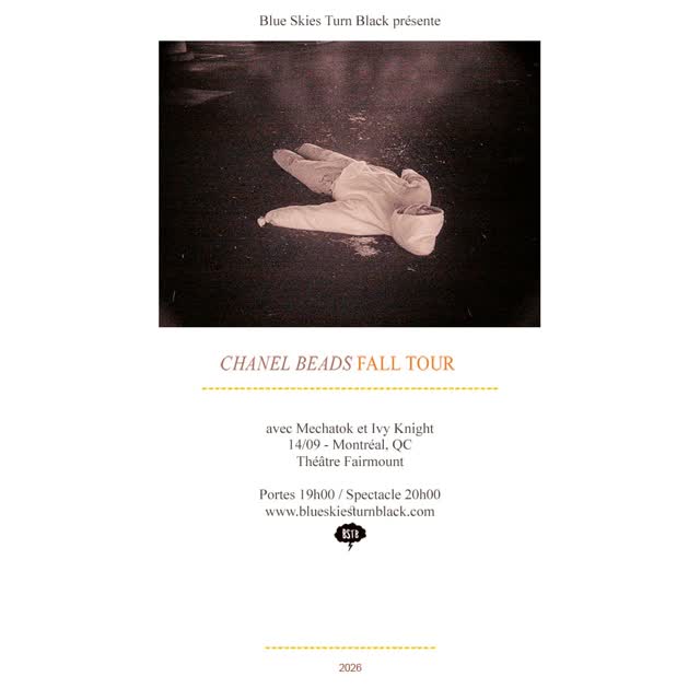 Chanel Beads, Mechatok and Ivy Knight will be performing live at Théâtre Fairmount