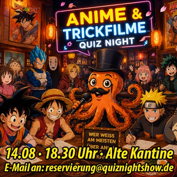 ANIME & TRICKFILME QUIZ NIGHT