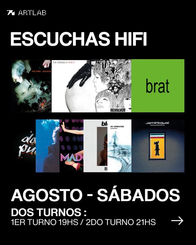 Programación de agosto - Escuchar un disco entero