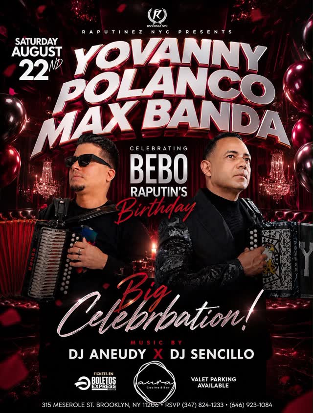 CUMPLEAÑOS de Bebonyc7 con Yovanny Polanco & Max Banda