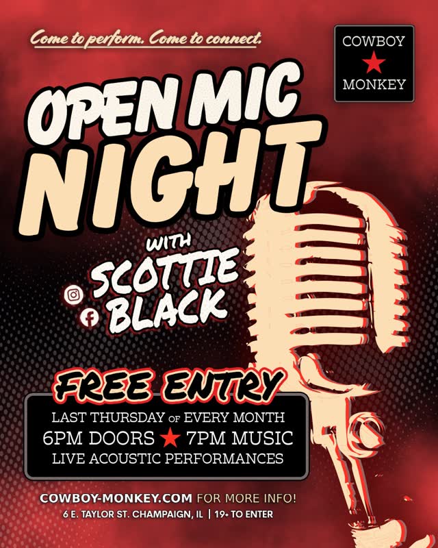 Cowboy Monkey Open Mic