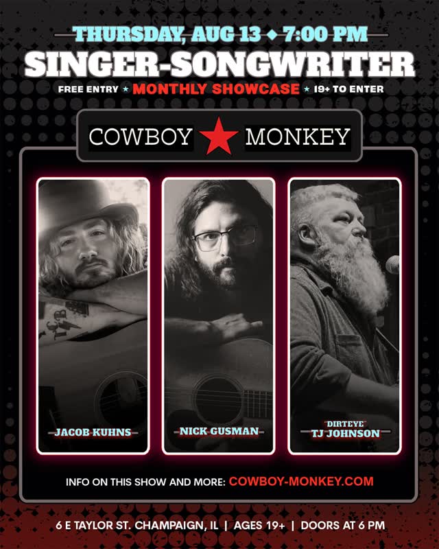 Cowboy Monkey Singer-Songwriter Showcase