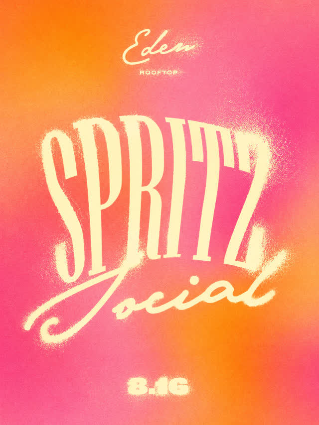 spritz social at eden rooftop