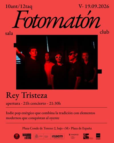 Presentación del primer disco de Rey Tristeza